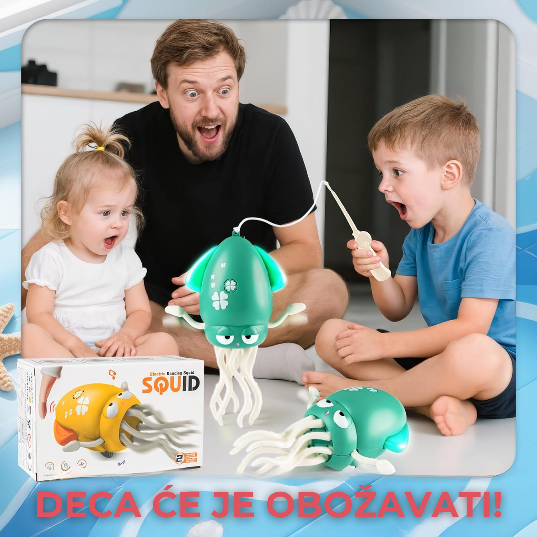Interaktivna igračka hobotnica za decu