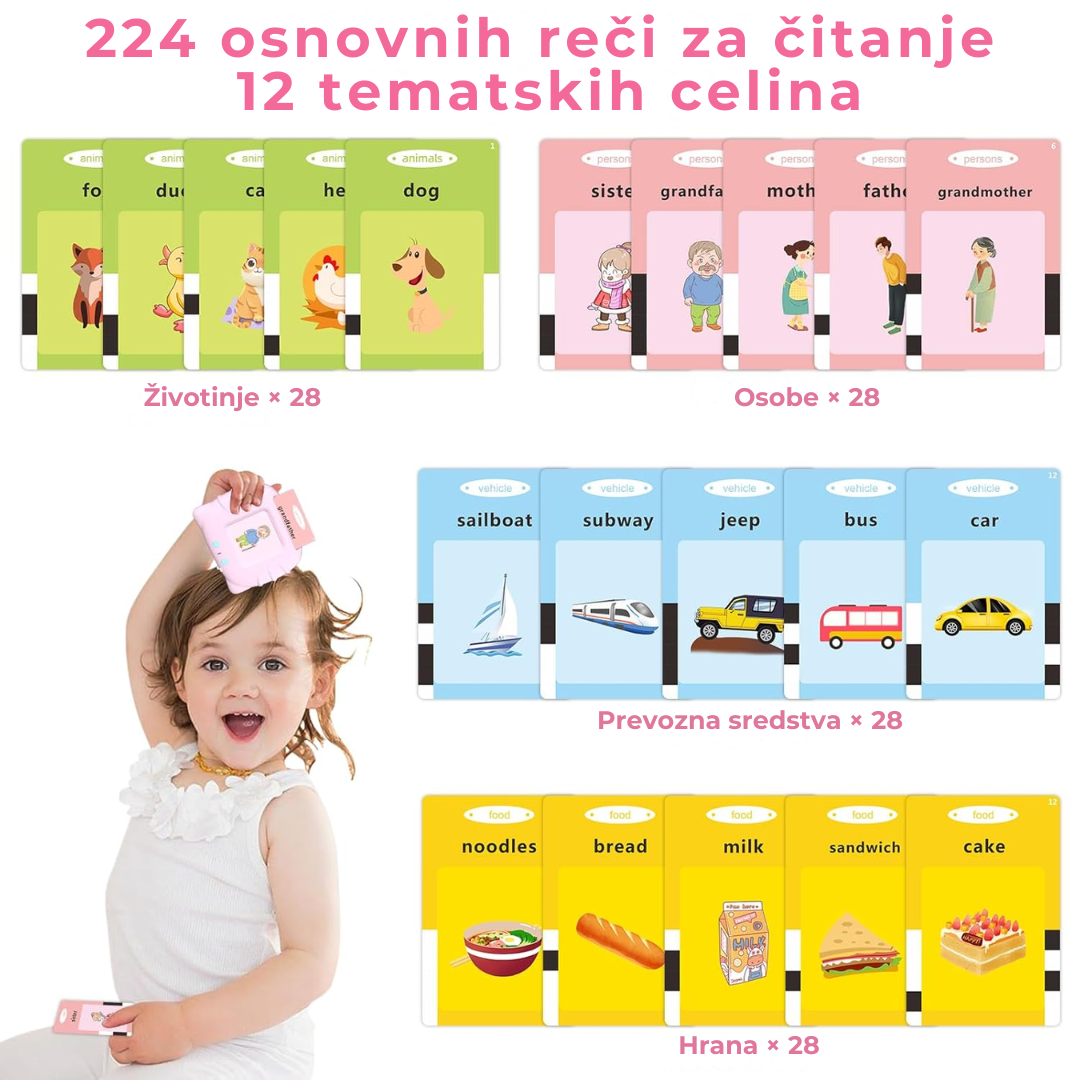 Govoreće edukativne kartice za decu