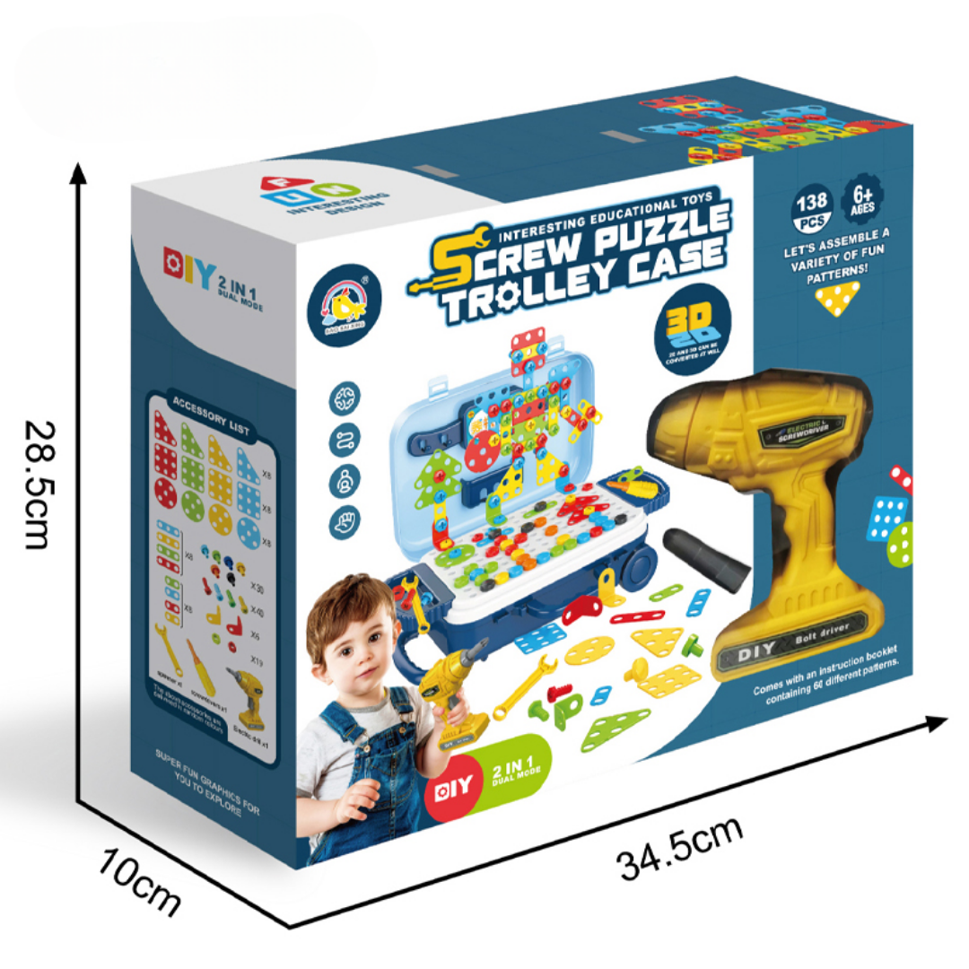 Kreativni Kofer 2u1 – Set za Male Majstore