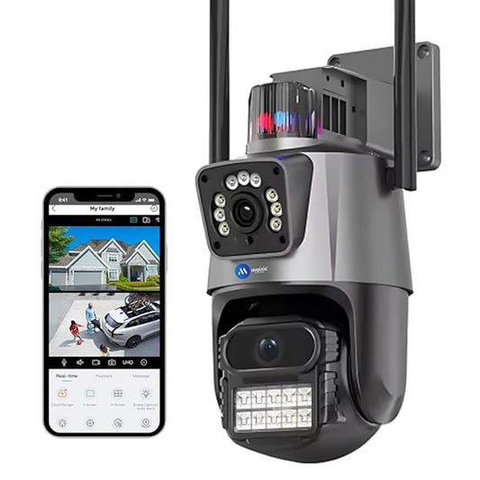 DualView Pro 10MP WiFi Spoljna Sigurnosna Kamera sa Dva Objektiva