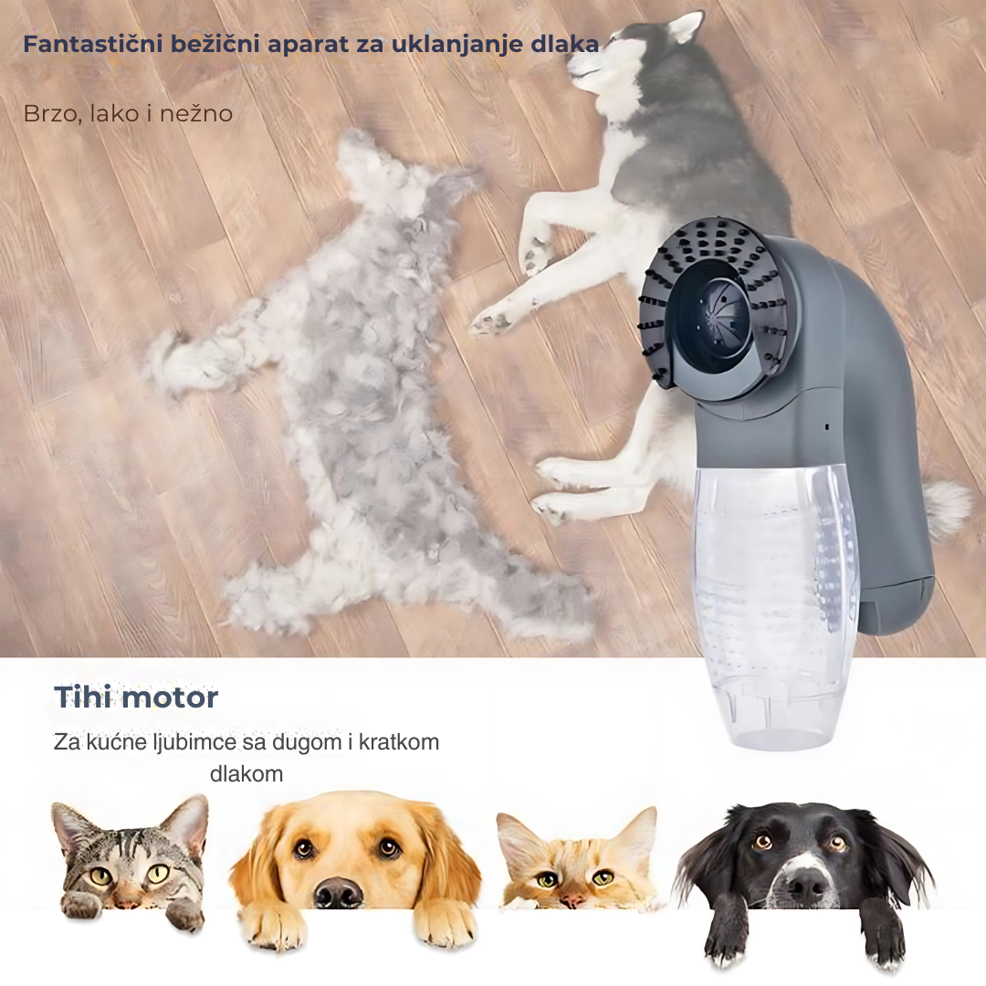 MAGIČNI PET VAC – Bežični usisivač za negu ljubimaca