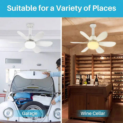 LED Ventilator Luster 30W – Sa Daljinskim i 3 Brzine