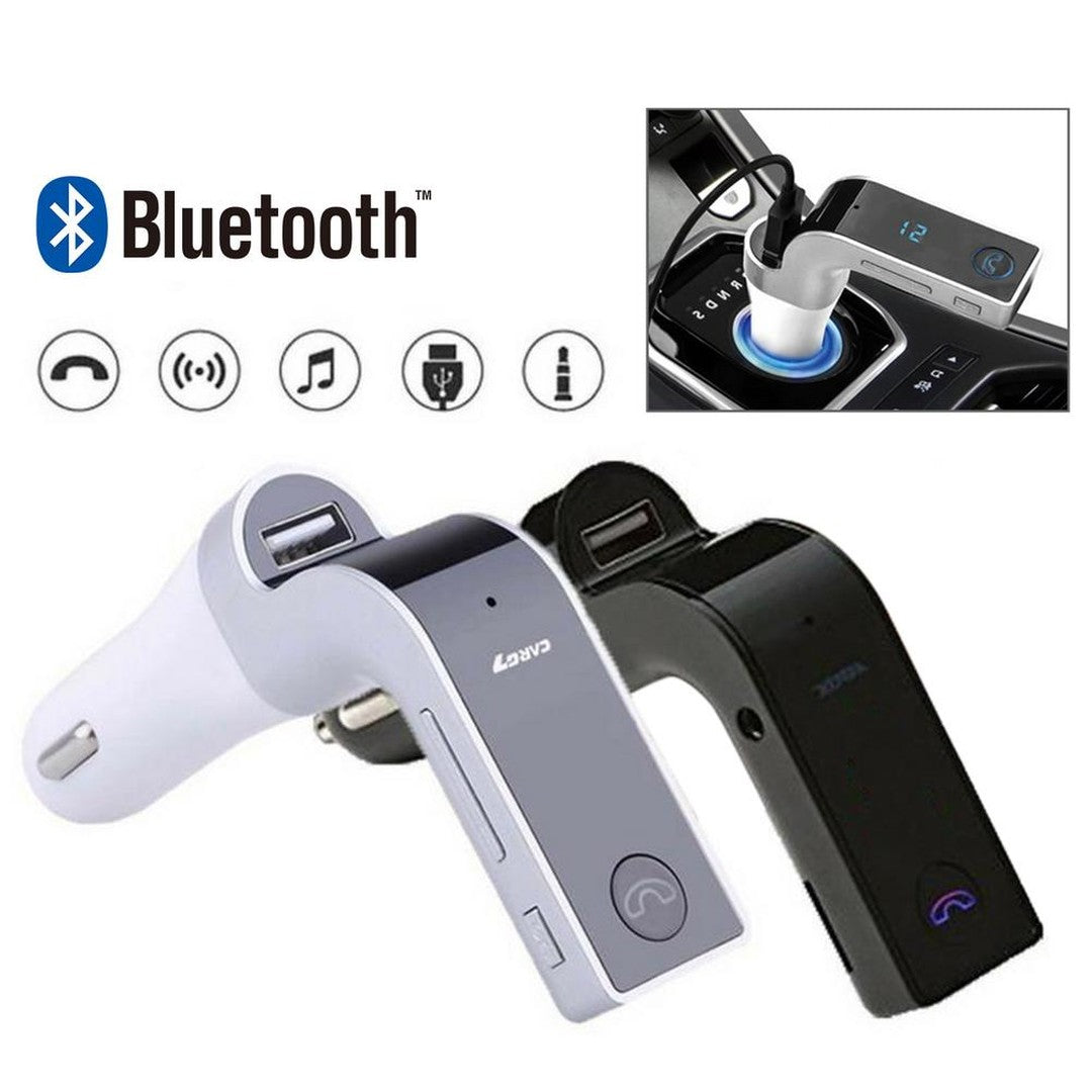 Bluetooth FM transmiter za auto – funkcije: pozivi, muzika, USB, AUX