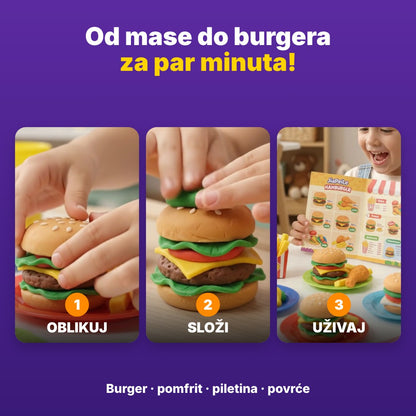 Od mase do burgera za par minuta – oblikuj, složi, uživaj