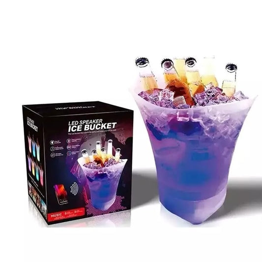 LED Hlađena KIBLA za Piće sa Integrisanim Bluetooth Zvučnikom