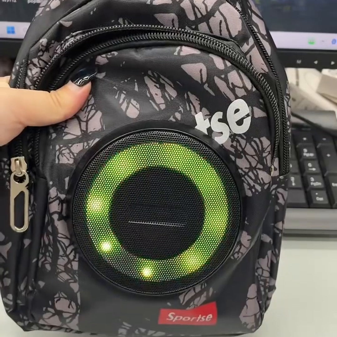 Party torbica sa Bluetooth zvučnikom i LED prstenom