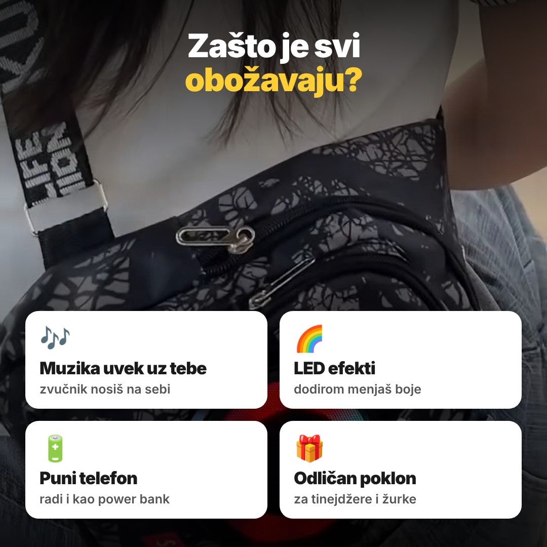 Zašto je svi obožavaju – muzika uz tebe, LED efekti, power bank, poklon