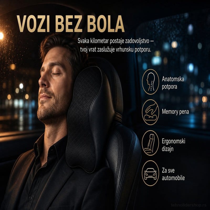 Anatomski jastuci za vozača