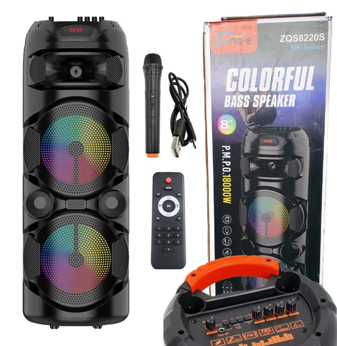 PartyBox Duo Prenosni Bluetooth Zvučnik sa Bežičnim Mikrofonom