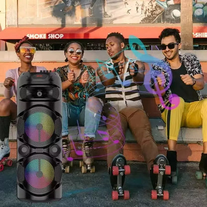 PartyBox Duo Prenosni Bluetooth Zvučnik sa Bežičnim Mikrofonom
